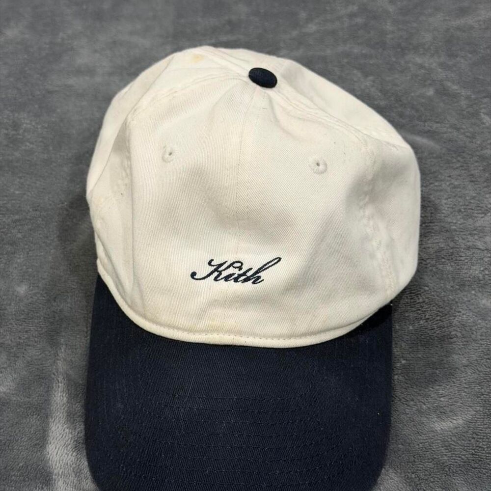 Kith Men's White and Cream Hat